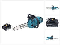 Makita DUC 357 TX2 akkusaha 18 V 35 cm 7,7 m/s + 1x akku 5,0 Ah - ilman laturia