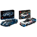 LEGO 42154 Technic Ford GT 2022, Maquette de Voiture pour Adultes à Construire & 42153 Technic Chevrolet Camaro ZL1 NASCAR Next Gen, Kit de Maquette de Voiture, Jouet de Véhicule de Course