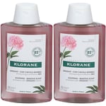 KLORANE Shampoing à la Pivoine BIO 2x200 ml