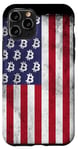 iPhone 11 Pro BTC Bitcoin American Flag distressed Crypto Revolution Case