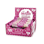 Joe & Seph's Chocolate and Almond Popcorn Bars x12 | Gluten Free | Low Calorie | On The Go Snack | Cereal Bar | Pack of 12 Bars