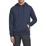 JACK & JONES Homme Jjebasic Hood Noos Sweat-Shirt À Capuche, Marine, L EU