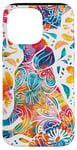 Coque pour iPhone 14 Pro Max Motif teckel aquarelle – Motif cachemire blanc