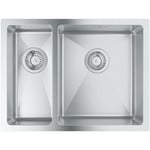 Viers - Évier K700 avec garniture de vidage, 595x450 mm, inox brossé 31576SD1 - Grohe