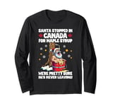 Maple syrup making maple tapping Long Sleeve T-Shirt