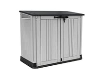 KETER Sio Prime Storage Shed, Graphite Color, 880 Litres, Outdoor Storage, Lock