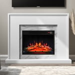 https://furniture123.co.uk/Images/AGL031_3_Supersize.jpg?versionid=16 White Marble Freestanding Electric Fireplace Suite with Log Effect - Amberglo