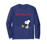 Peanuts - Snoopy Woodstock Logo Long Sleeve T-Shirt