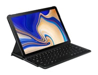 Samsung Book Cover Keyboard EJ-FT830 - Tastatur og folioveske - POGO pin - svart - for Galaxy Tab S4