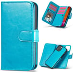 Apple iPhone 13 Mini Double Wallet Case Blue