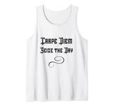 Carpe Diem Seize The Day Inspirational Latin Quote Tank Top