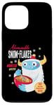 Coque pour iPhone 13 Pro Max Cute Abominable Yeti. Bigfoot hide and seek on Snow, Flake