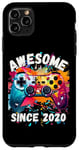 Coque pour iPhone 11 Pro Max It's My 4th Birthday Boy jeu sur jeu vidéo 4ème anniversaire