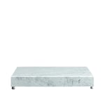 Living Divani - Menhir Low Table, 80x80x12,5, Scratched oak - Soffbord