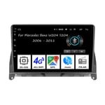 Android Car Stereo 9 Inch Android HD Touchscreen Head Unit with Plug and play For Mercedes Benz W204 S204 2006-2011 car accessories GPS Navigation Steering Wheel Control,4 Cores 2G+32G