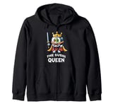 The Sushi King Funny Sushi Lover Zip Hoodie