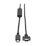 TRIPP LITE Eaton Tripp Lite Series HDMI to VGA Active Adapter Cable (HDMI to Low-Profile HD15 M/M)  3 ft. (0.9 m) - adapterkabel - HDMI / VGA - 91.4