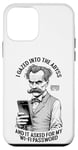 Coque pour iPhone 12 mini Une drôle de philosophie de Nietzsche plongée dans l'abîme Mot de passe Wi-Fi