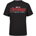 Marvel 10 Year Anniversary Age Of Ultron Men's T-Shirt - Black - XS