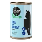 Cosma Nature 6 x 140 g - Tonfisk med hela ansjovis