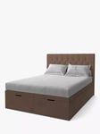 Koti Home Eden Upholstered Ottoman Storage Bed, Double