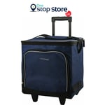 Thermos 28L Cool Bag Navy ThermoCafe Ice Box Wheeled Family Polyester - 28Litre