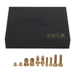 (Gold) M7000 M8000 Alloy Fixing Screws Set SLX Oil Disc Brake TDM