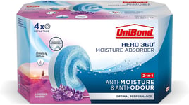 Unibond AERO 360� Moisture Absorber Lavender Garden Refill Tab,4x450g(Fast Ship)