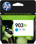 HP 903XL High Yield Cyan Original Ink Cartridge blekkpatron 1 stykker Høyt (XL) utbytte