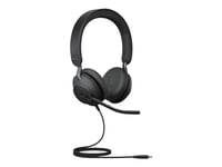 Jabra Evolve2 40 SE, Langallinen, Puhelut/Musiikki, 20 - 20000 Hz, 188 g, Kuulokkeet, Musta