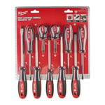 4058546297077 MILWAUKEE SCREWDRIVER SET 10pcs. (PH&PZ&SL) MILWAUKEE