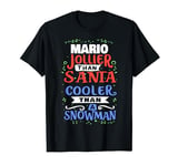 Santa Mario Christmas Saying Funny Mario Name T-Shirt