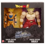 Figurine Super Saiyan Goku Vs Super Saiyan Broly Dragon Ball