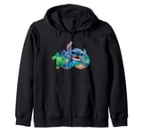 Disney 100 Anniversary Stitch D100 Logo Zip Hoodie