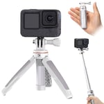 K&F Concept Perche à Selfie Trépied, Mini Trépied GoPro, Selfie Stick, 33CM Trépied de Table, Perche à Selfie Portable Compatible avec Go Pro Hero 13,12,11,10, DJI Osmo Action 5 Pro, 4, 3, Insta 360