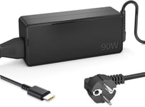 90W Usb-Type-C Chargeur Adaptateur Pour Acer-Ladekabel-Laptop A1707 A1719, Yoga 710 720 910 900 Miix 720 Thinkpad X1, Hp Spectre X360 15T Touch Spectre X360 15T Touch Laptop Ac-Adpater