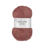 Viking Garn Kid-Silk 370 Lys burgunder