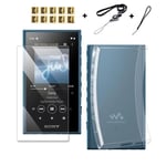 Pour Sony Walkman NW-A105 ASpringHN A106 A106HN A100 A100TPS Soft Clear TPU Juste de protection - Type Clear case and glass #A