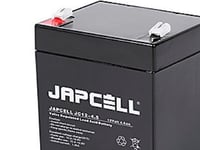 Japcell Agm-Batteri 12V - Jc12-4.5, 4,5Ah 4,8Mm Terminaler Blybatteri