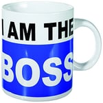 Tasse (Mug) XL/Imprimé I Am The Boss/Matière : Porcelaine/Dimensions : 15 x 12,5 cm