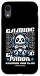 Coque pour iPhone XR Graphique de jeu vidéo Panda Gaming pour hommes, garçons, femmes, enfants