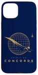 Coque pour iPhone 15 Plus Spirit Of Concorde Avion Golden Globe Décollage