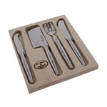 Coffret dégustation fromage 4 pièces Inox Laguiole Jean Dubost