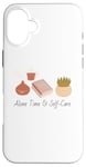 Coque pour iPhone 16 Plus Yoga méditation relaxation - temps pour vous-même et l'amour de soi