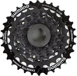 SHIMANO Alivio 7 Vitesses Cassette Unisexe, Noir, 12-28