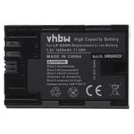 vhbw Batterie compatible avec Blackmagic Micro Cinema Camera, Video Assist 4K appareil photo (1600mAh, 7,2V, Li-ion)