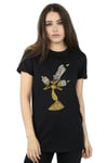 Beauty And The Beast Lumiere Distressed Cotton Boyfriend T-Shirt