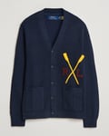 Polo Ralph Lauren RL Rowing Knitted Cardigan Aviator Navy