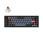 Keychron Q65 Wired Knob RGB Hot-Swap Mechanical Keyboard - Black, G Pro Brown, 73 Key