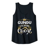 Womens Funny Gundu A Title Above Queen Mothers Day Gift Tank Top